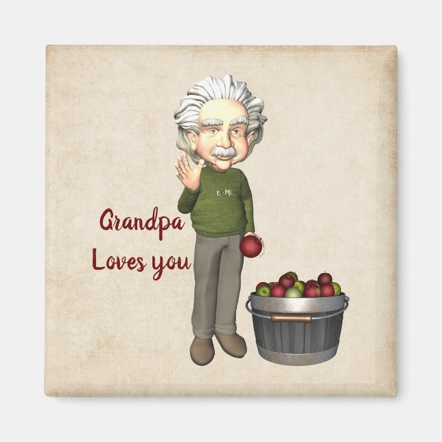 Imã Vovô Te Ama Magnet (Frente)