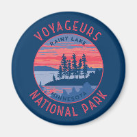 Voyageurs National Park Rainy Lake Art, em desgost