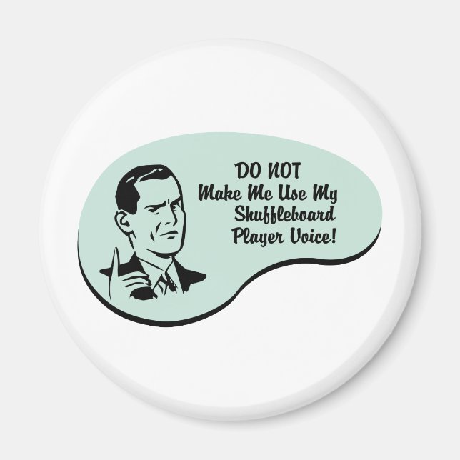 Imã Voz do Jogador do Shuffleboard (Frente)