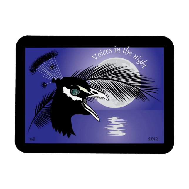 Ímã Vozes na noite do Flexi Magnet Premium (Horizontal)