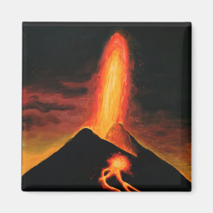 Imã vulcão Cumbre Vieja