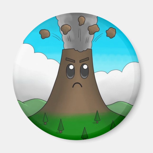 Imã Vulcão Irritado (Frente)