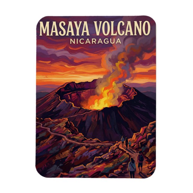 Ímã Vulcão Masaya Nicarágua (Vertical)