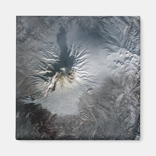 Imã Vulcão Shiveluch na Rússia (Frente)