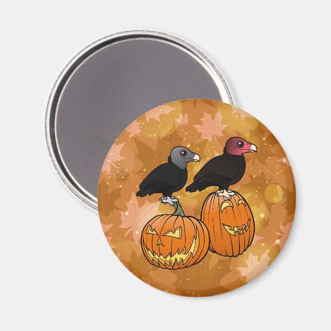 Imã Vultures Celebrate Halloween! (Front/Back)