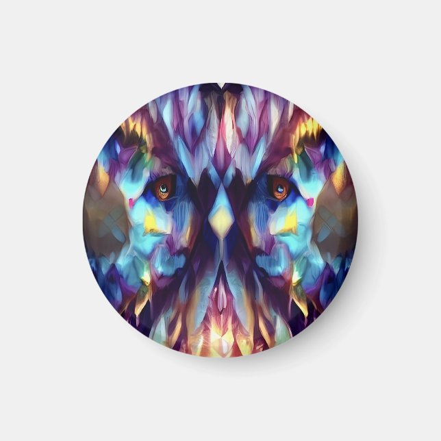 Imã W4VE DESIGHN. | "Processual" ~ [50 / 50] Magnet (Frente)