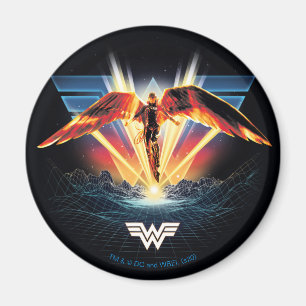 Imã W84  Gráfico da Mulher Maravilha anos 80