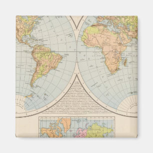 Imã W, E. Halbkugel - Mapa Mundial