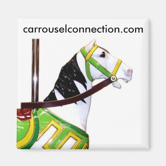 Imã W.F. Mangels Kiddie Carousel Horse (Frente)