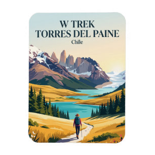 Ímã W Trek Torres del Paine Chile