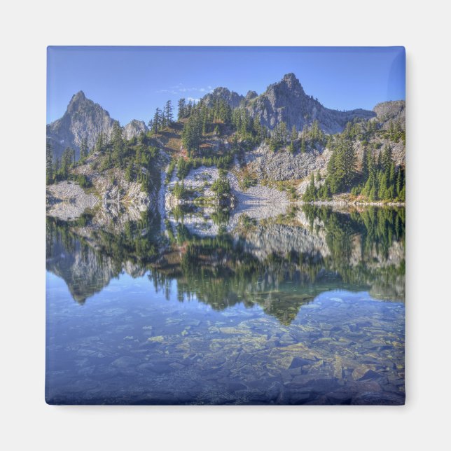 Imã WA, Alpine Lakes Wilderness, Gem Lake, com 2 (Frente)