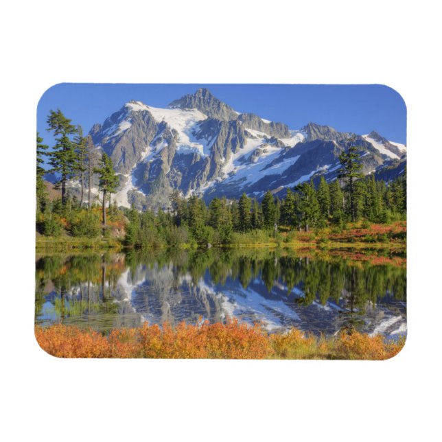 Ímã WA, Área de Recreação Heather Meadows, Mt. (Horizontal)