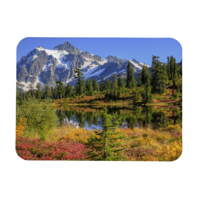 Ímã WA, Área de Recreação Heather Meadows, Mt. 2 (Horizontal)