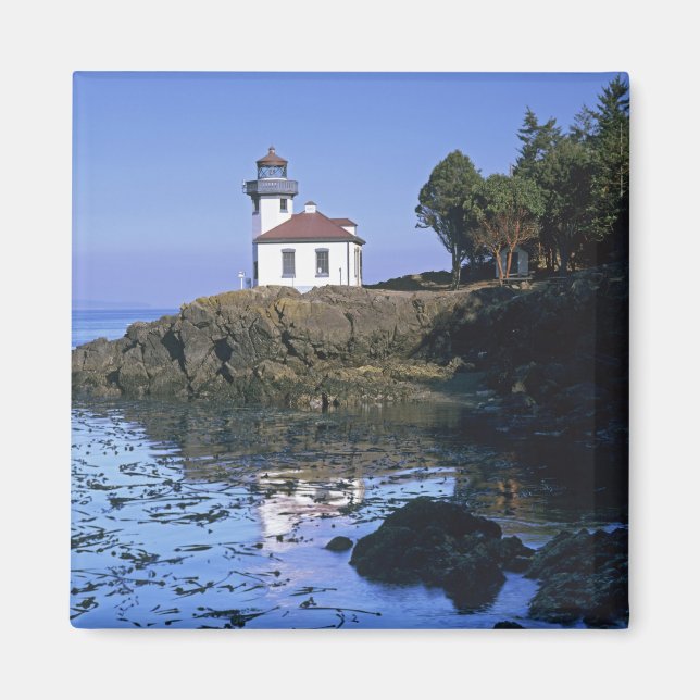 Imã WA, Ilha de San Juan, farol de Lime Kiln (Frente)