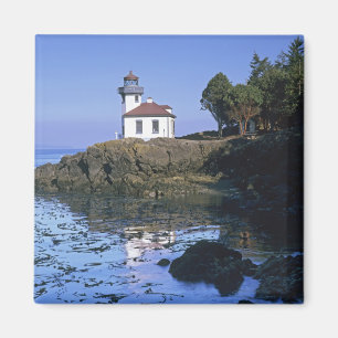 Imã WA, San Juan Island, farol Limão morto