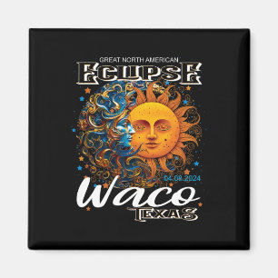 Imã Waco Texas 2024 Total Solar Eclipse Cosmic abril 8