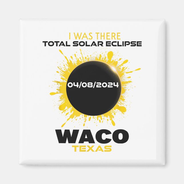 Imã Waco Texas Total Solar Eclipse 2024 (Frente)