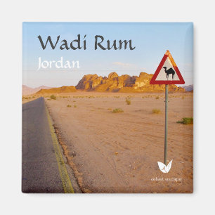 Imã Wadi Rum Road, Jordânia - ímã de Velvet Escape