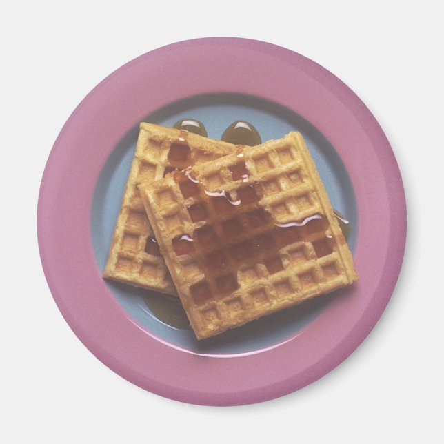 Imã Waffles Com Xarope (Frente)