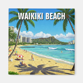 Imã Waikiki Beach Oahu Hawaii Viagem