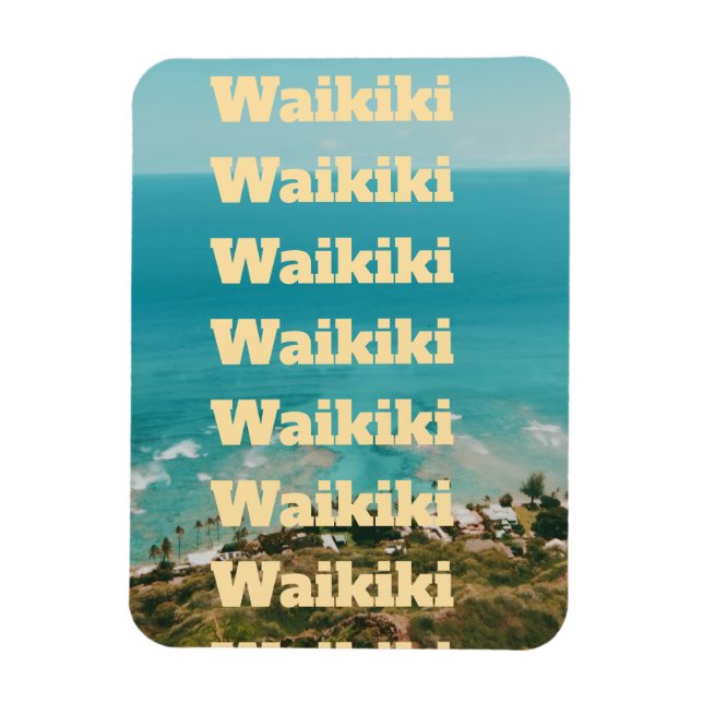 Ímã Waikiki, Honolulu, Oahu, Havaí (Vertical)