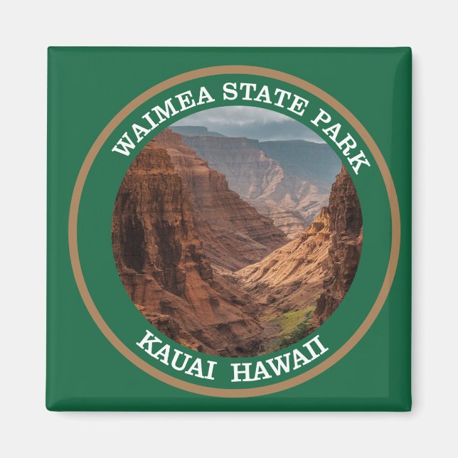 Imã Waimea Canyon State Park, Havaí (Frente)