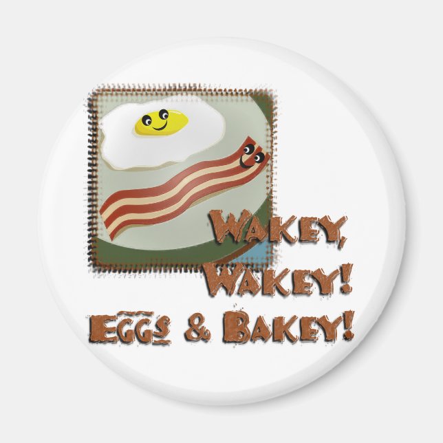 Imã Wakey Ovos & Bakey (Frente)