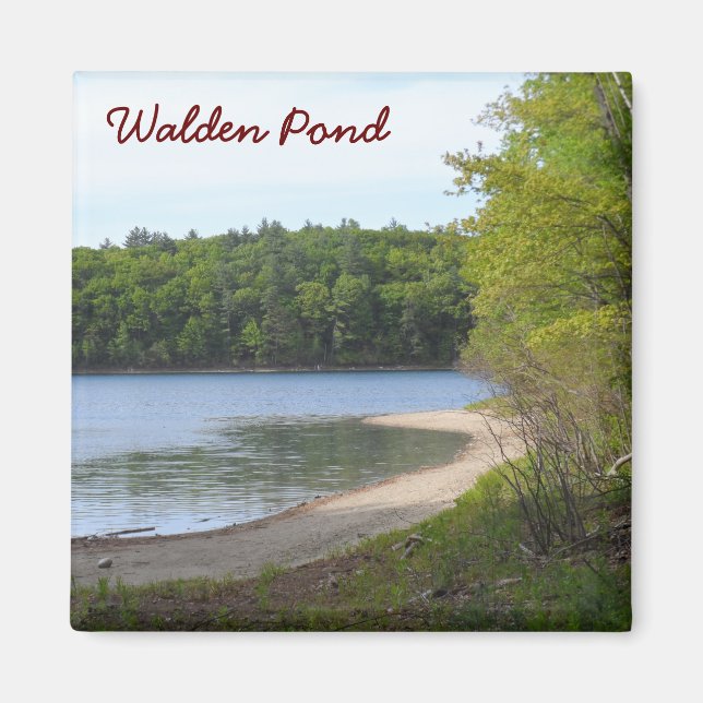 Imã Walden Pond, Concord, MÃES (Frente)