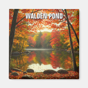 Imã Walden Pond Massachusetts Viagem