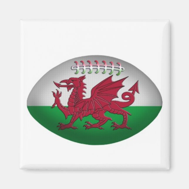 Imã Wales Rugby Ball (Frente)