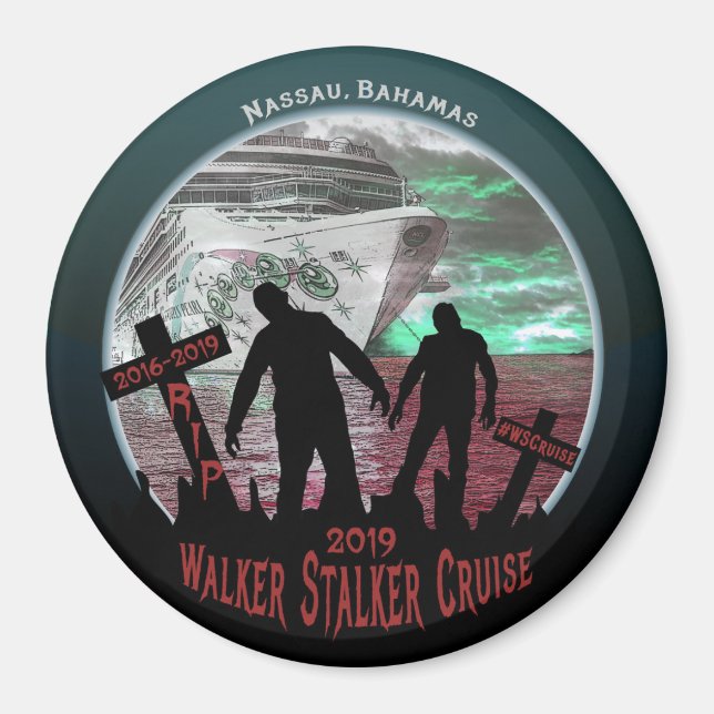 Imã Walker Stalker Cruise 2019 Magnet (Frente)
