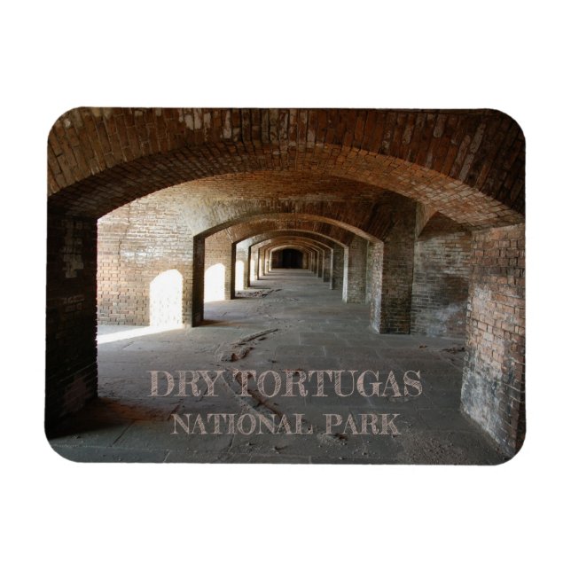 Ímã Walkway Arches, Forte Jefferson, Tortugas Seco (Horizontal)