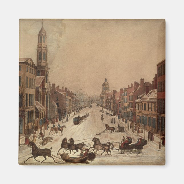 Imã Wall Street no inverno (Frente)