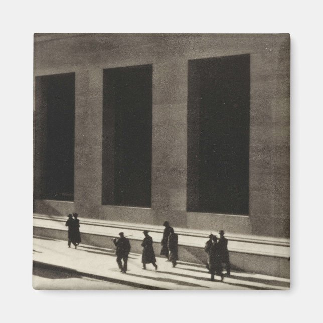 Imã Wall Street (por Paul Strand, 1915) (Frente)
