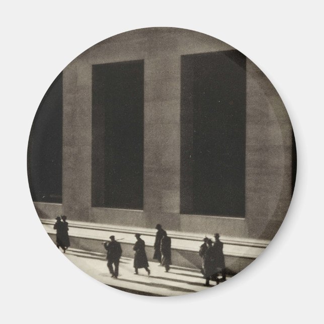 Imã Wall Street (por Paul Strand, 1915) (Frente)