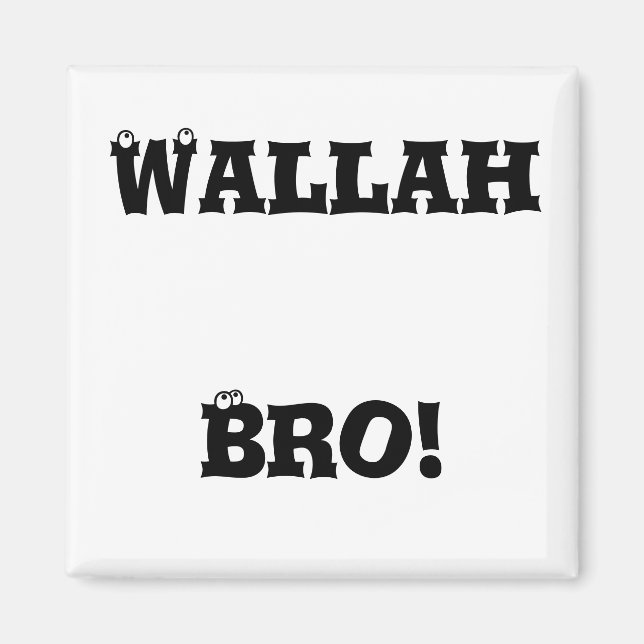 Imã Wallah Bro! Íman (Frente)