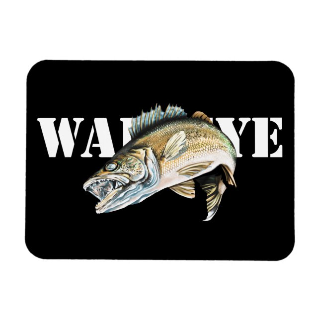 Ímã Walleye (Horizontal)
