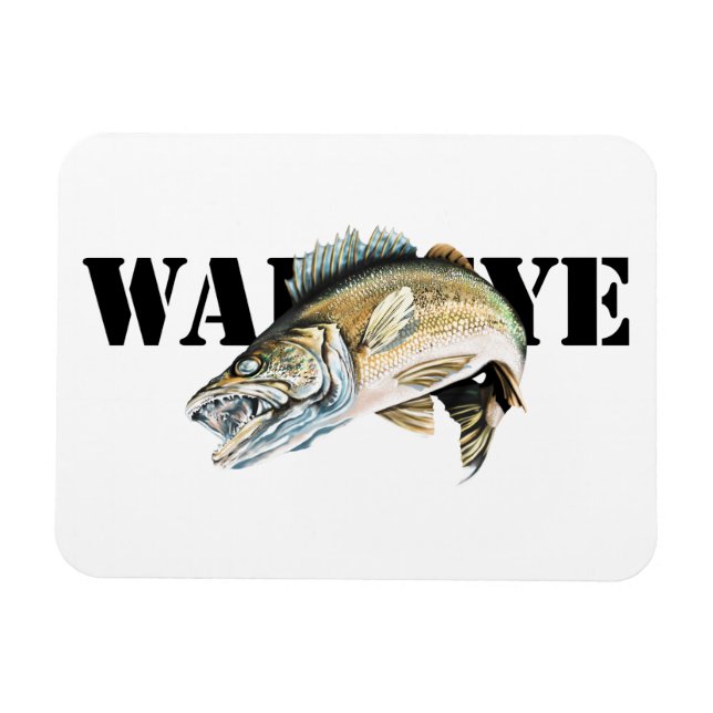 Ímã Walleye (Horizontal)