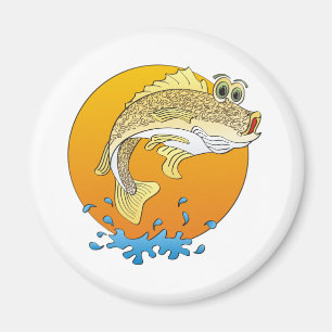Imã Walleye dos desenhos animados