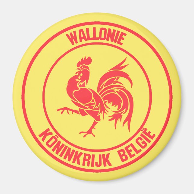 Imã Wallonie Round Emblem (Frente)