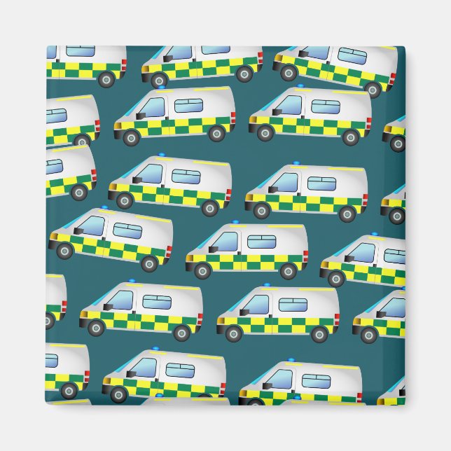 Imã Wallpaper Ambulance (Frente)