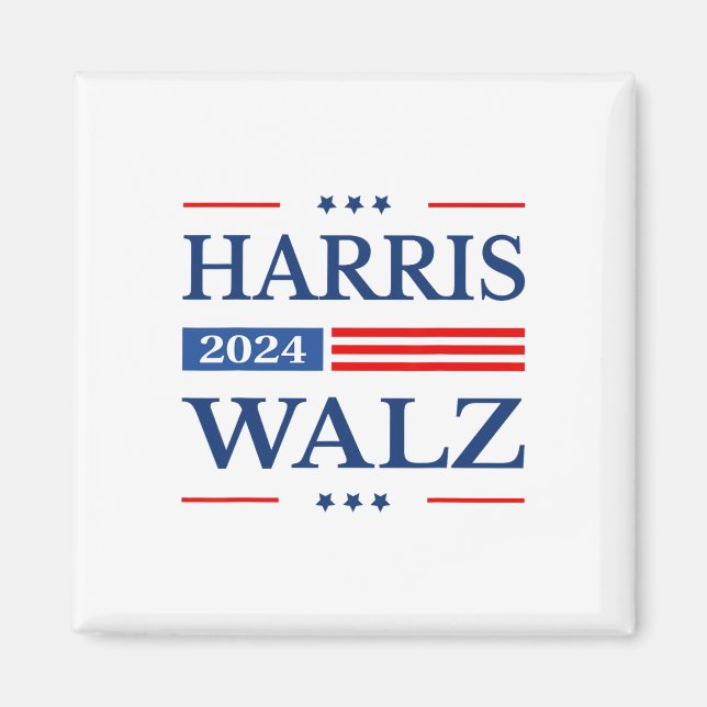 Imã Waltz 2024 Kamala Harris 2024 Tim Waltz 2024 Usa F (Frente)