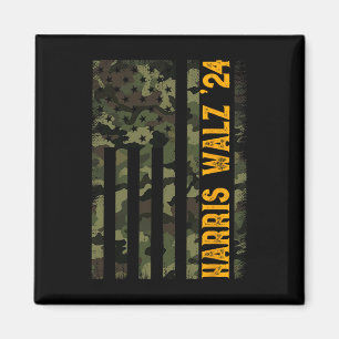 Imã Walz 2024 Eleição Presidencial Kamala Camo Flag