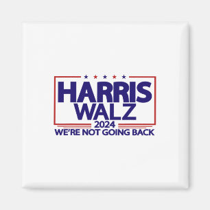 Imã Walz 2024 Não vamos voltar Kamala Harris Vp Wa