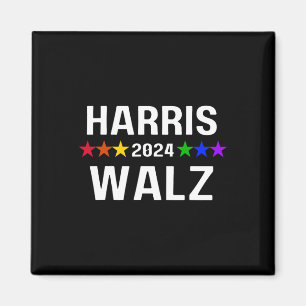 Imã WAlzheimer 2024 Lgbtq Orgulho gay Rainbow Kamala H