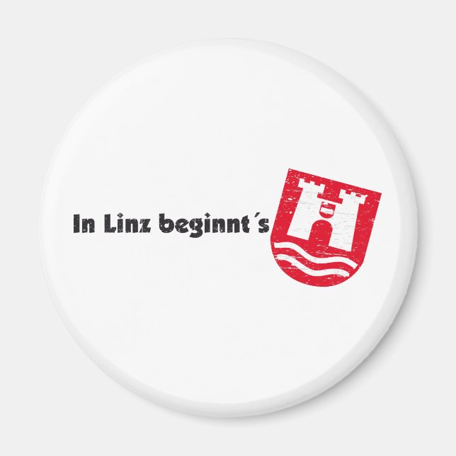 Imã Wappen Österreich Oberösterreich In Linz beginnt´s (Frente)