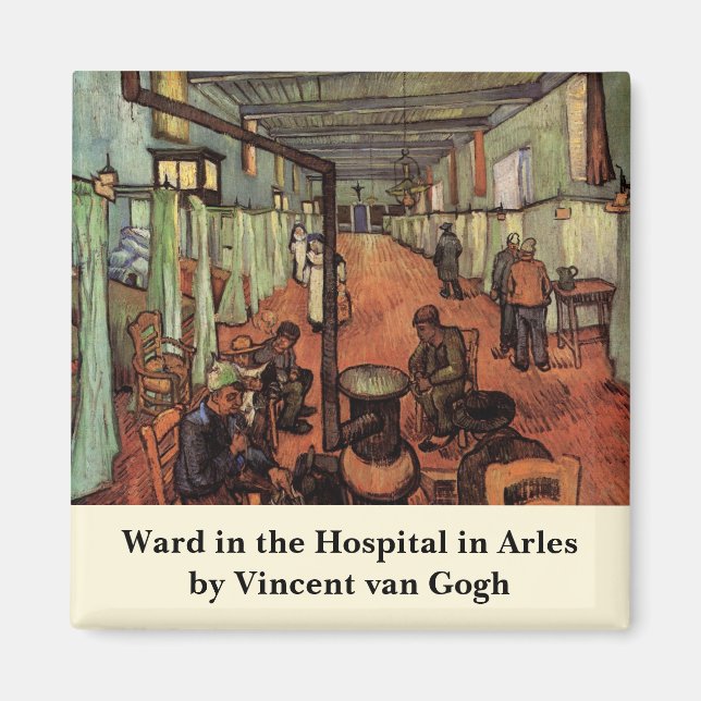Imã Ward no Hospital de Arles por Vincent van Gogh (Frente)
