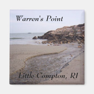 Imã Warren's Point Beach, Little Compton, RI Magnet