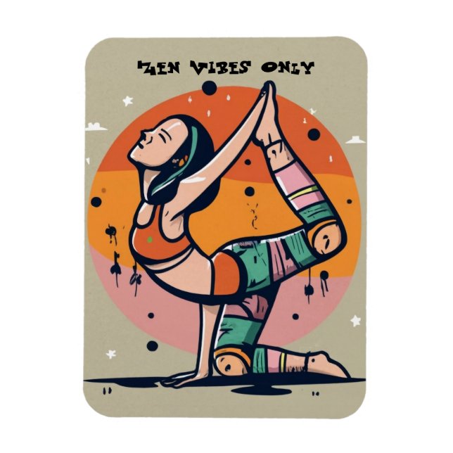 Ímã Warrior Zen Personalizado (Vertical)