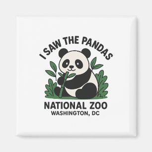 Imã Washington D Família Trip Funny Panda Zoo Dc
